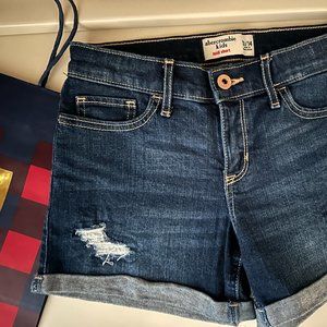 abercrombie kids denim shorts